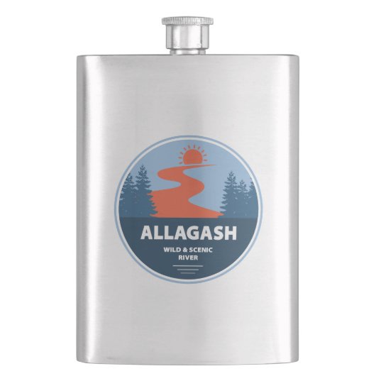 Allagash Wild And Scenic River Maine Flacon (Voorkant)