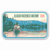 Allagash Wilderness Waterway Maine USA Sticker (Voorkant)