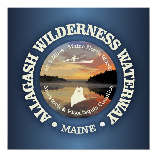 Allagash Wilderness Waterway Perfect Poster (Voorkant)