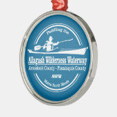 Allagash Wilderness Waterway (SK) Metalen Ornament (Links)