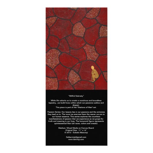 Allah - Bewuste nuchterheid - Lange Kaart (Achterkant)