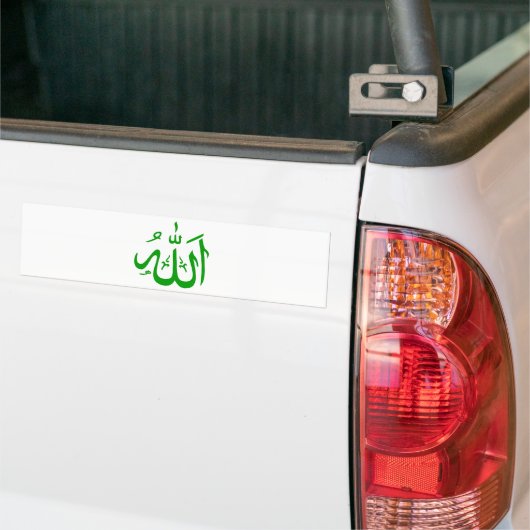 Allah in het Arabisch Bumpersticker (Op Truck)