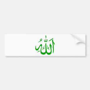 Allah in het Arabisch Bumpersticker