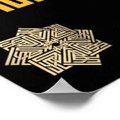 Allah is de grootste | Arabische woorden #10 Poster (Hoek)