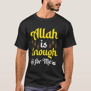 Allah is genoeg voor mij Lantaarn Islamitische Ont T-shirt