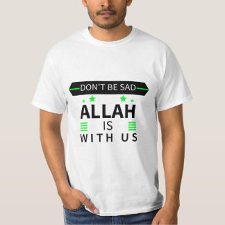 Allah is met ons moslim Mannen cadeau tshirt