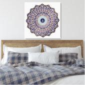 Allah - Islamitische Kunst Canvas Afdruk (Insitu (Slaapkamer))