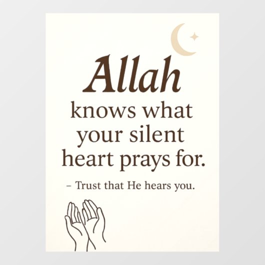 Allah kent de islamitische Sticker (Vel)