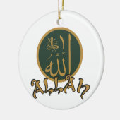 Allah Keramisch Ornament (Links)