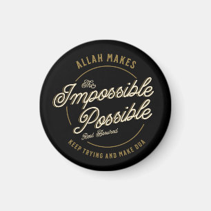Allah maakt de onmogelijke Casual moslim Magneet