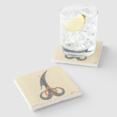 Allah - Marmeren Stenen Onderzetter (Zijkant)