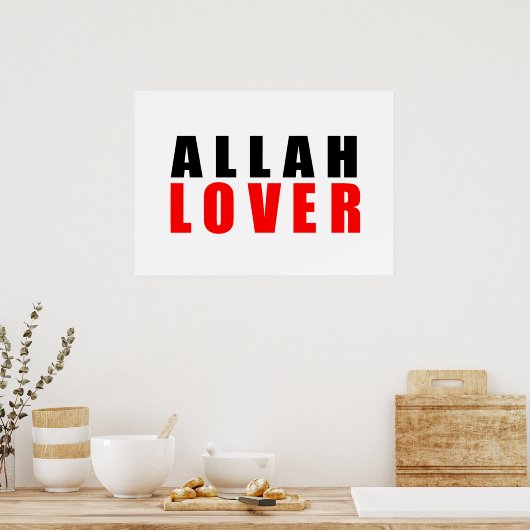Allah-minnaar Poster (Keuken)