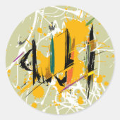 Allah Ronde Sticker (Voorkant)