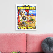 Allah Snackbar's Vape Shop Quality Print (Insitu (Woonkamer))