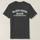 Allahu Akbar Allah is de Grootste T-shirt (Design voorkant)