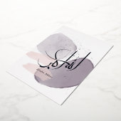 Allahu Akbar Arabic Calligraphy – Minimal Elegant  Folie Uitnodiging (Gedraaid)