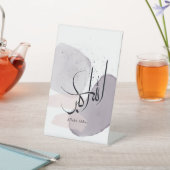 Allahu Akbar Arabic Calligraphy – Minimal Elegant  Reclamebord Met Voetstuk (Insitu)