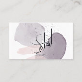 Allahu Akbar Arabic Calligraphy – Minimal Elegant  Visitekaartje (Achterkant)