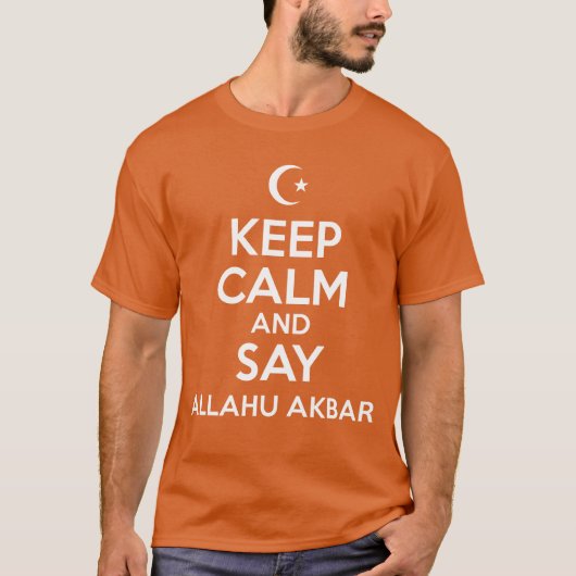 Allahu Akbar T-shirt (Voorkant)