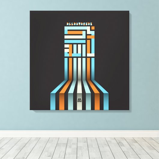 ALLAHUAKBAR CANVAS AFDRUK (Insitu (Houten vloer))