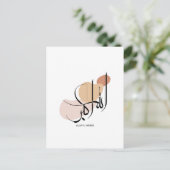 Allahuakbar, moderne Arabische kalligrafie, اللهأب Briefkaart (Staand voorkant)