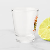 Allaire State Park New Jersey Retro gestoord Shot Glas (Links)