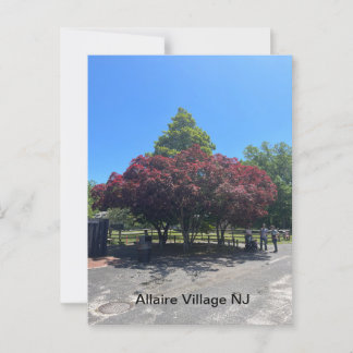 Allaire Village NJ Briefkaart