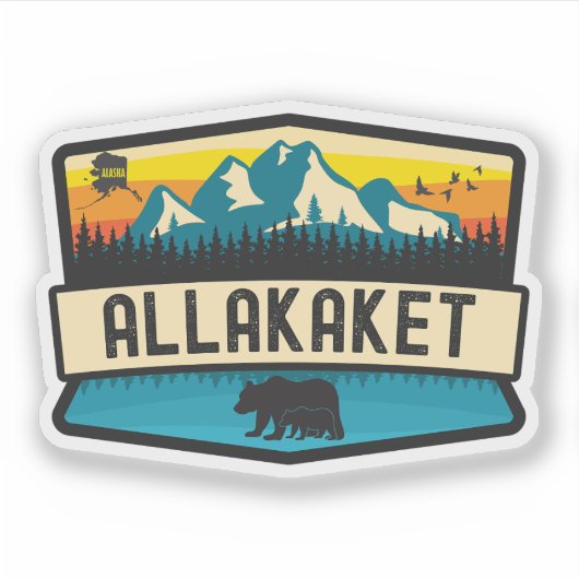 Allakaket, Alaska Sticker (Voorkant)