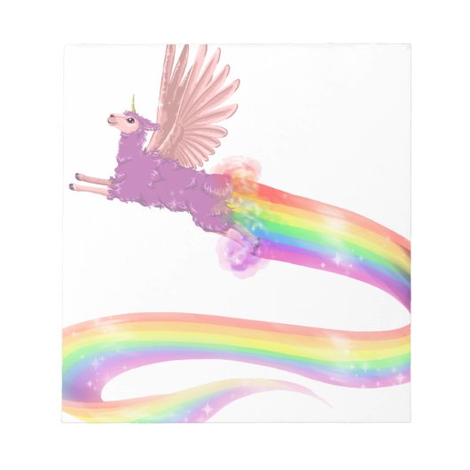 Allamacorn Rainbow Notitieblok (Voorkant)