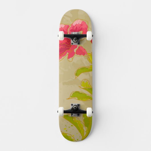 Allamanda-ventilator op afgebeelde achtergrond skateboard (Voorkant)