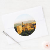 allambra ronde sticker (Envelop)