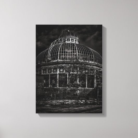 Allan Gardens Conservatory Palm House nr 2 Canvas Afdruk (Voorkant)