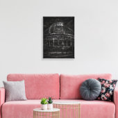 Allan Gardens Conservatory Palm House nr 2 Canvas Afdruk (Insitu (Woonkamer))