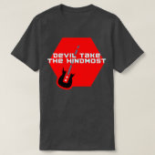Allan Holdsworth Devil neemt het meest achterover T-shirt (Design voorkant)