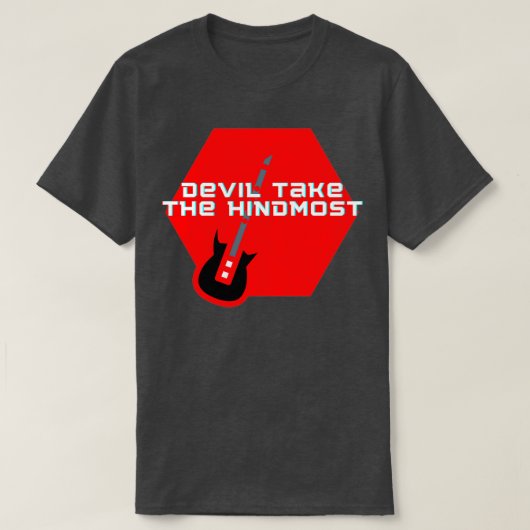 Allan Holdsworth Devil neemt het meest achterover T-shirt (Design voorkant)