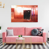 Allan Kaprow - 18 happenings in 6 delen Canvas Afdruk (Insitu (Woonkamer))