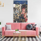 Allan Kaprow - Allan Kaprow over de erfenis van Ja Canvas Afdruk (Insitu (Woonkamer))