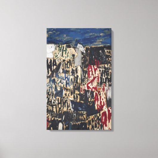 Allan Kaprow - Allan Kaprow over de erfenis van Ja Canvas Afdruk (Voorkant)