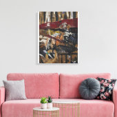 Allan Kaprow - gekooide fazant #2 Canvas Afdruk (Insitu (Woonkamer))