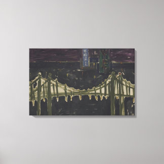 Allan Kaprow - George Washington Bridge Canvas Afdruk
