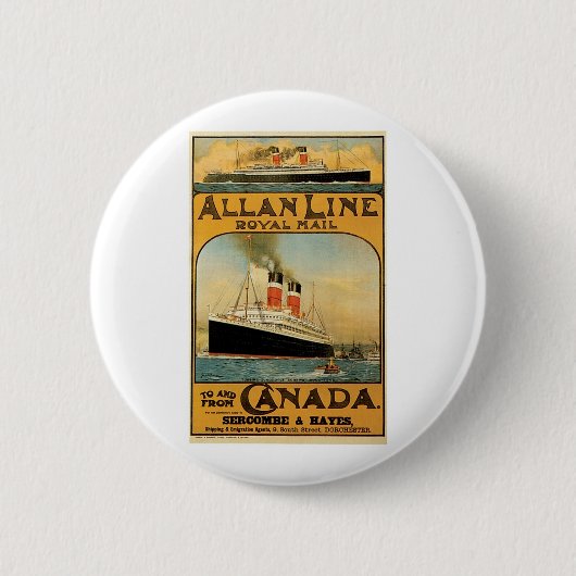Allan Line Ronde Button 5,7 Cm (Voorkant)