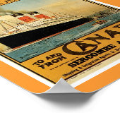 Allan Line Steamship Poster (Hoek)