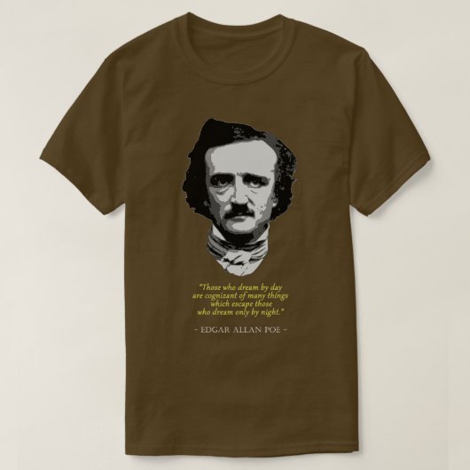 Allan Poe Quote 1 T-shirt (Design voorkant)