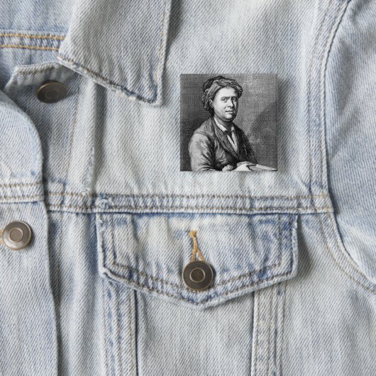 Allan Ramsay Vierkante Button 5,1 Cm (In situ)