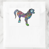 Allan Rechthoekige Sticker (Tas)