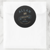 Allan Ronde Sticker (Tas)