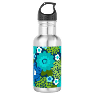 Allana Garden Hawaïaans Grafisch Bloemmotief - Koe Waterfles