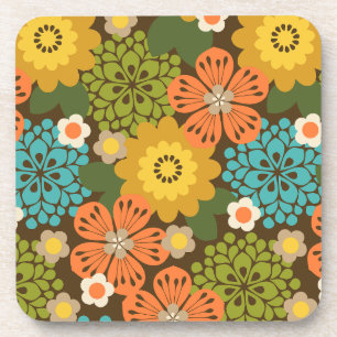 Allana Garden Hawaiian Grafische Bloemen - Warm Bier Onderzetter