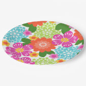 Allana Garden Hawaiian Graphical Floral - Brights Papieren Bordje (Gekanteld)