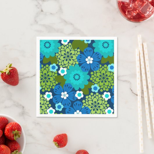 Allana Garden Hawaiian Graphical Floral - Cool Servet (Insitu)